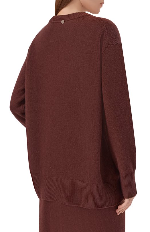 Кашемировый свитер OLOLOL OLKN034/306/BASE Коричневый  OLKN034/306/BASE Фото 4