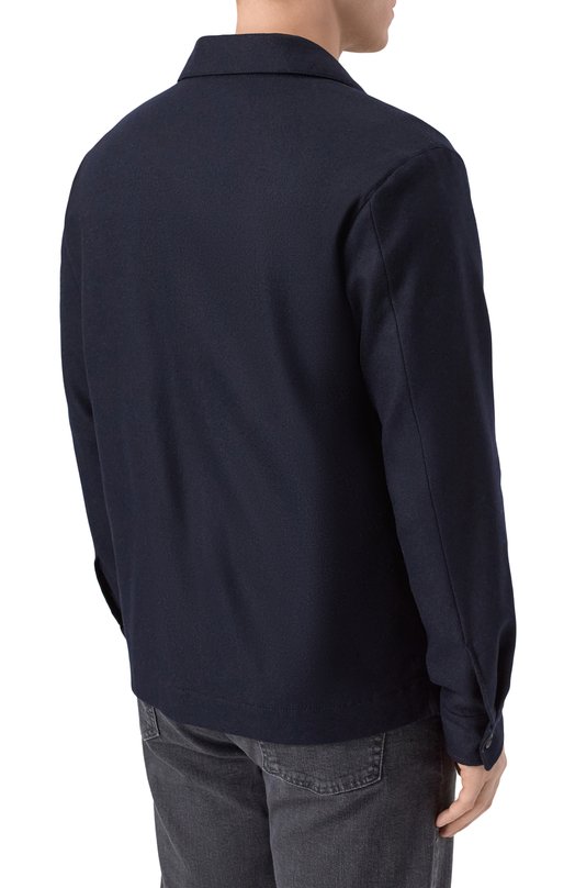 Куртка-рубашка из шерсти и кашемира Windsor 13 LAV0R0 10014477/30049253 Синий  13 LAV0R0 10014477/30049253 Фото 4