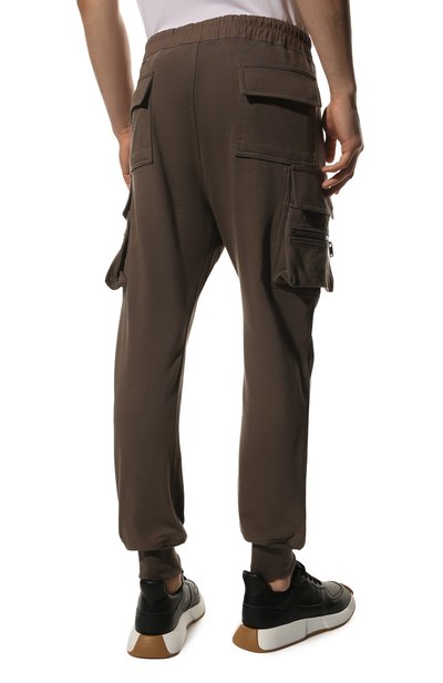 Хлопковые джоггеры RICK OWENS, арт. RU02B2396/BA, фото 4