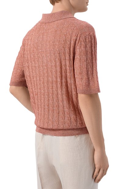 Поло из шерсти и льна 12 STOREEZ, арт. 137217, фото 4