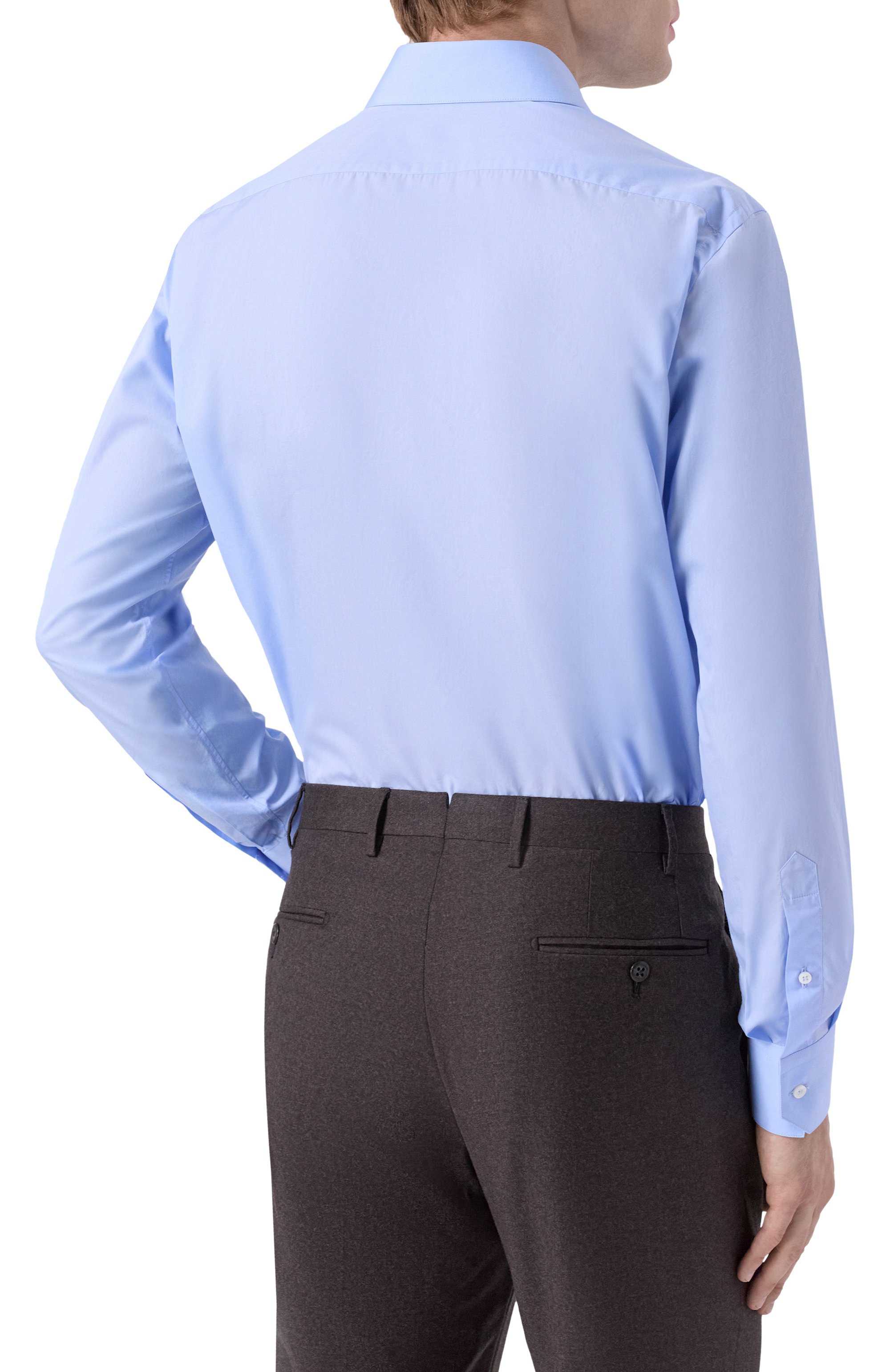 Хлопковая сорочка ZILLI, арт. F0RC01M010004801U, фото 4