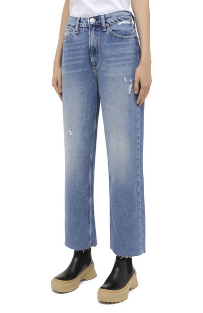 Джинсы RAG AND BONE синего цвета по цене 29950 руб., арт. WDD20P2665D6BR, фото 3 Джинсы RAG AND BONE, арт. WDD20P2665D6BR, фото 3