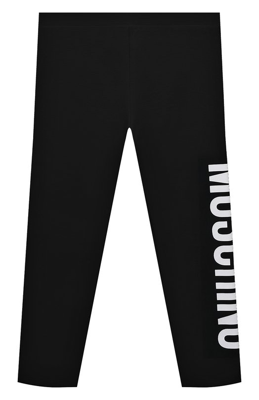 

Хлопковые легинсы Moschino, Чёрный
