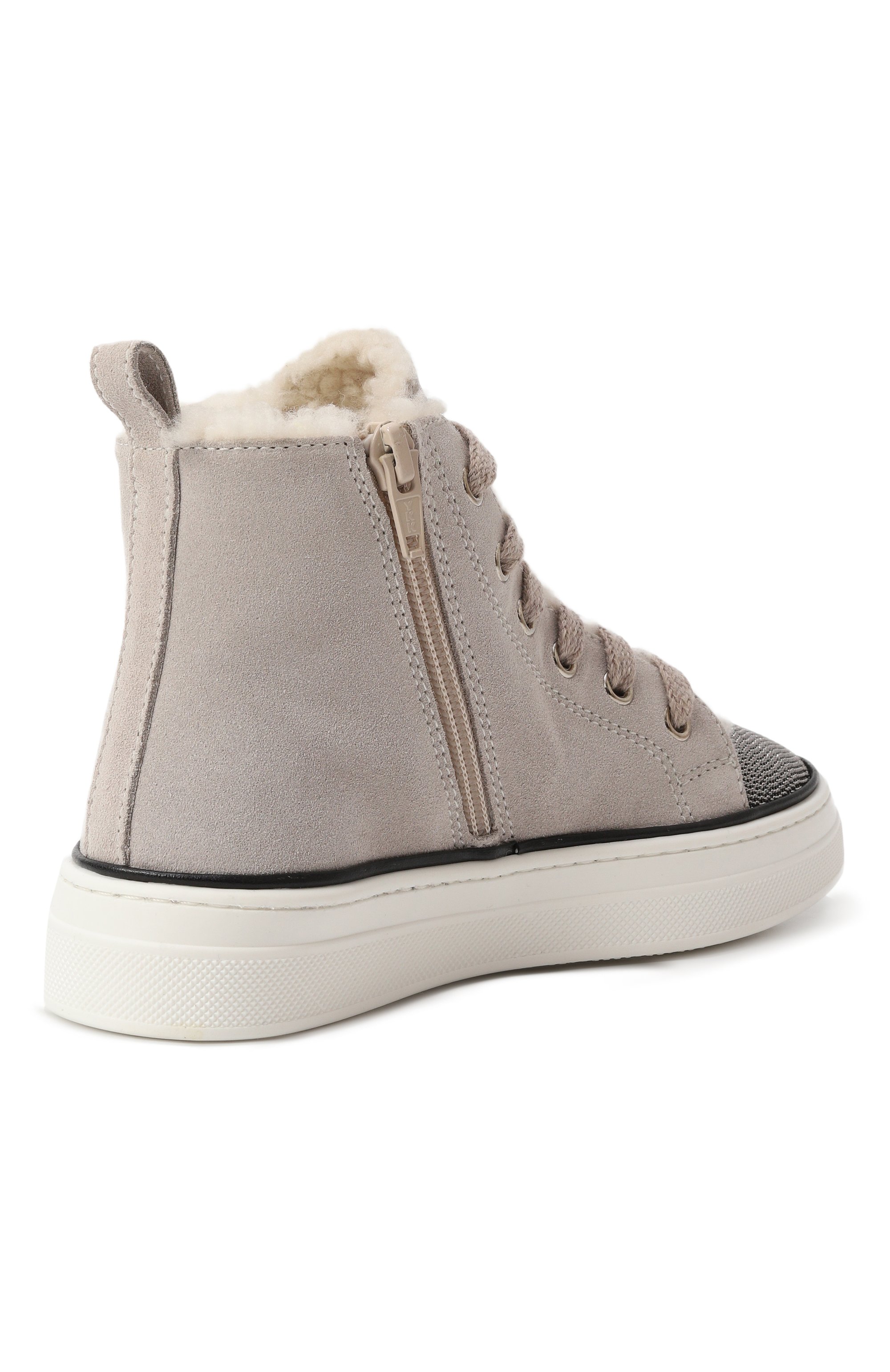 Замшевые кеды BRUNELLO CUCINELLI, арт. BZS0FZG409, фото 3