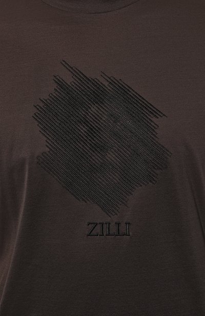 Хлопковая футболка ZILLI, арт. TSR001M0110VLIST0M, фото 5