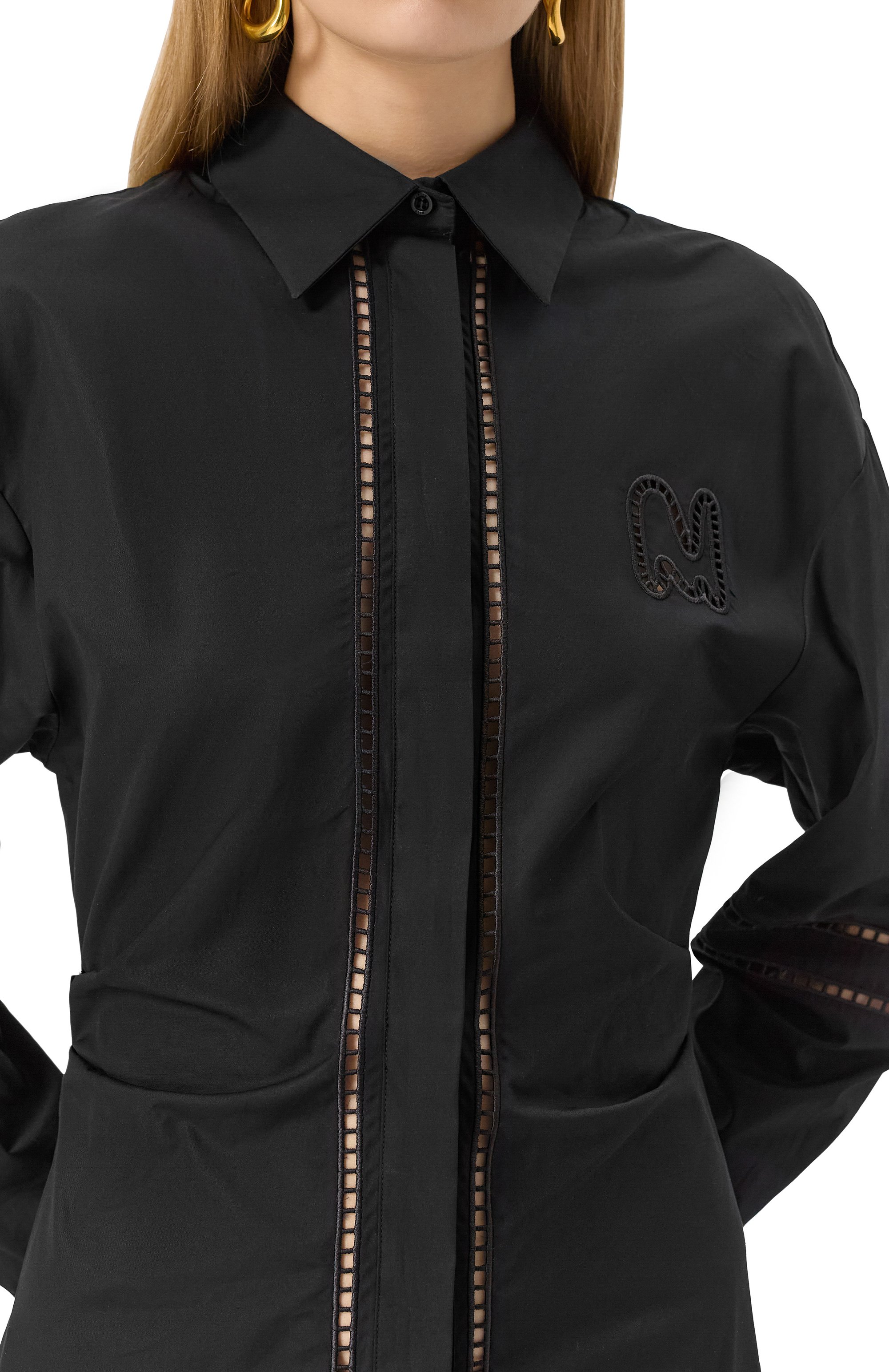 Хлопковое платье MSGM, арт. 3841MDA14X/257100, фото 5