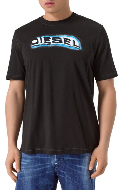 Хлопковая футболка DIESEL, арт. A16397/0GRAI, фото 3