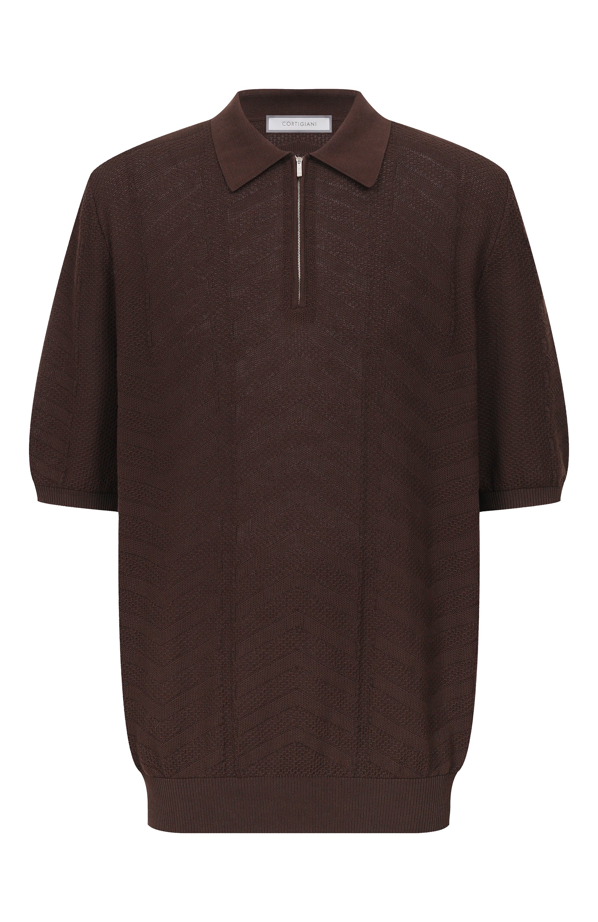 Хлопковое поло CORTIGIANI, арт. 4AS127, фото 1