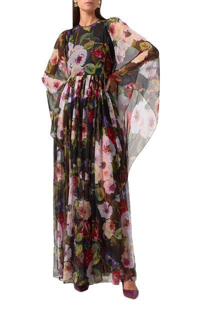 Шелковое платье DOLCE & GABBANA, арт. F6ADQT/IS1SK, фото 3