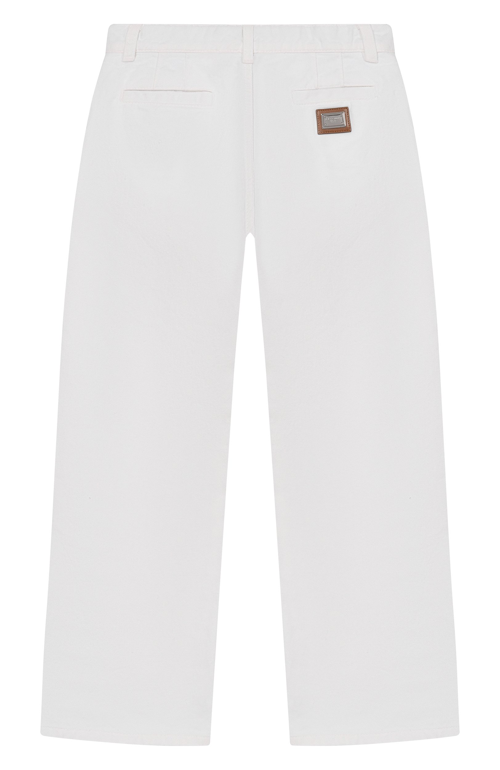Джинсы DOLCE & GABBANA белого цвета по цене 47800 руб., арт. L53P63/LDD94, фото 2 Джинсы DOLCE & GABBANA, арт. L53P63/LDD94, фото 2