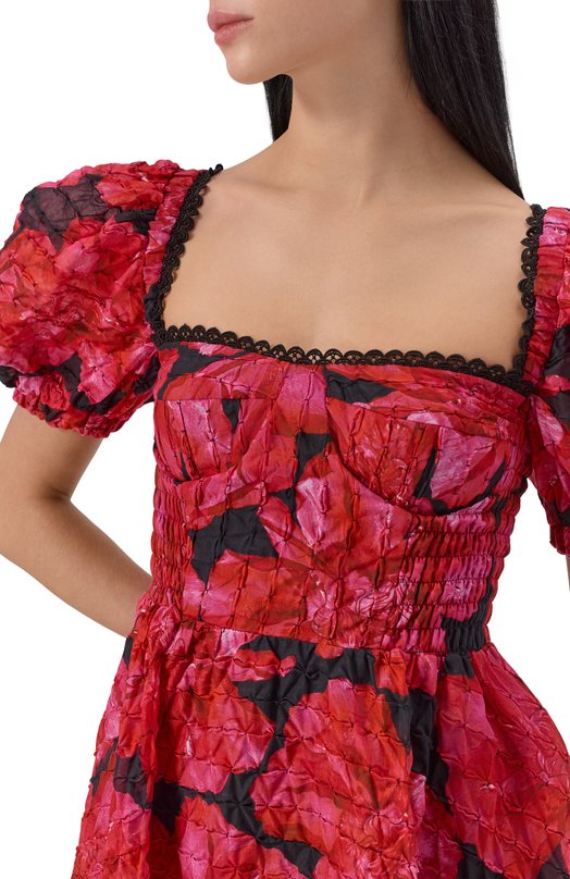 Хлопковое платье Charo Ruiz Ibiza 252603 Красный  252603 Фото 4