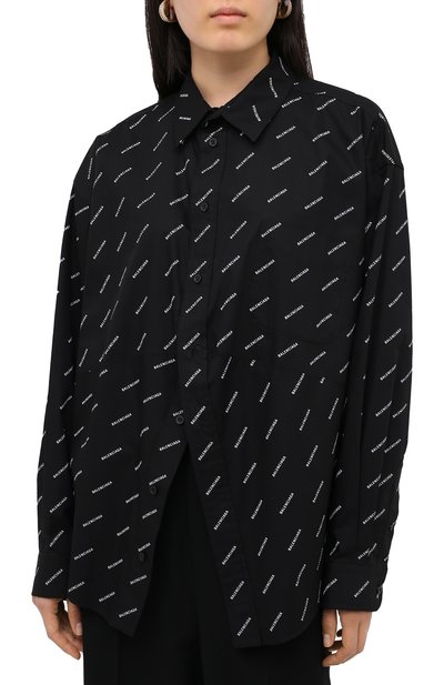 Хлопковая рубашка BALENCIAGA, арт. 583895/TBL96, фото 3