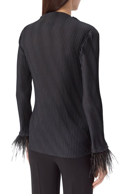 Топ с отделкой перьями BOSS, арт. 50548647, фото 4