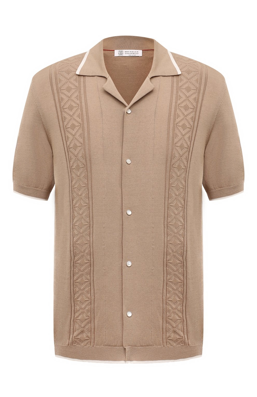 Хлопковая рубашка BRUNELLO CUCINELLI, арт. M29202605, фото 1