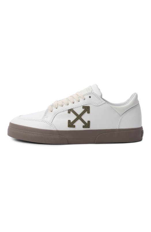 Кожаные кеды Vulc Off-White 0MIA293S26LEA001 Белый  0MIA293S26LEA001 Фото 3