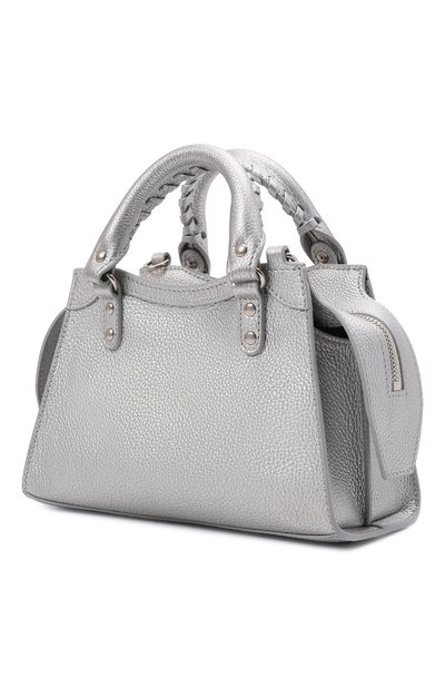 Сумка neo classic city mini BALENCIAGA серебряного цвета по цене 183000 руб., арт. 638524/15YKY, фото 3 Сумка neo classic city mini BALENCIAGA, арт. 638524/15YKY, фото 3