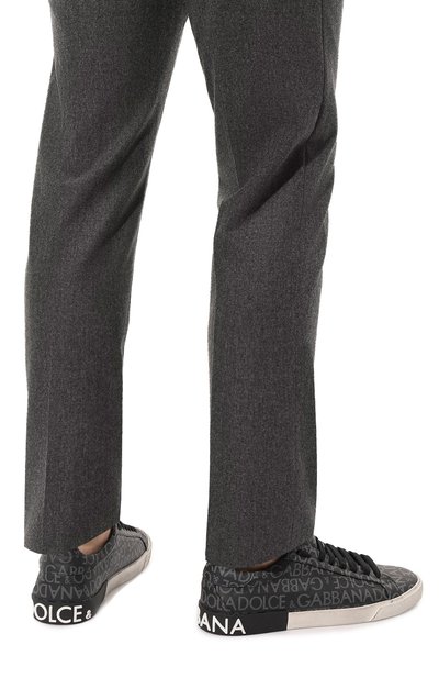 Кожаные кеды portofino vintage DOLCE & GABBANA, арт. CS2203/AM924, фото 3