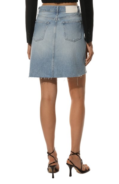 Джинсовая юбка 7 FOR ALL MANKIND, арт. JSSKC100BA, фото 4