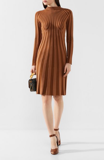 Шелковое платье BURBERRY, арт. 8023934, фото 2