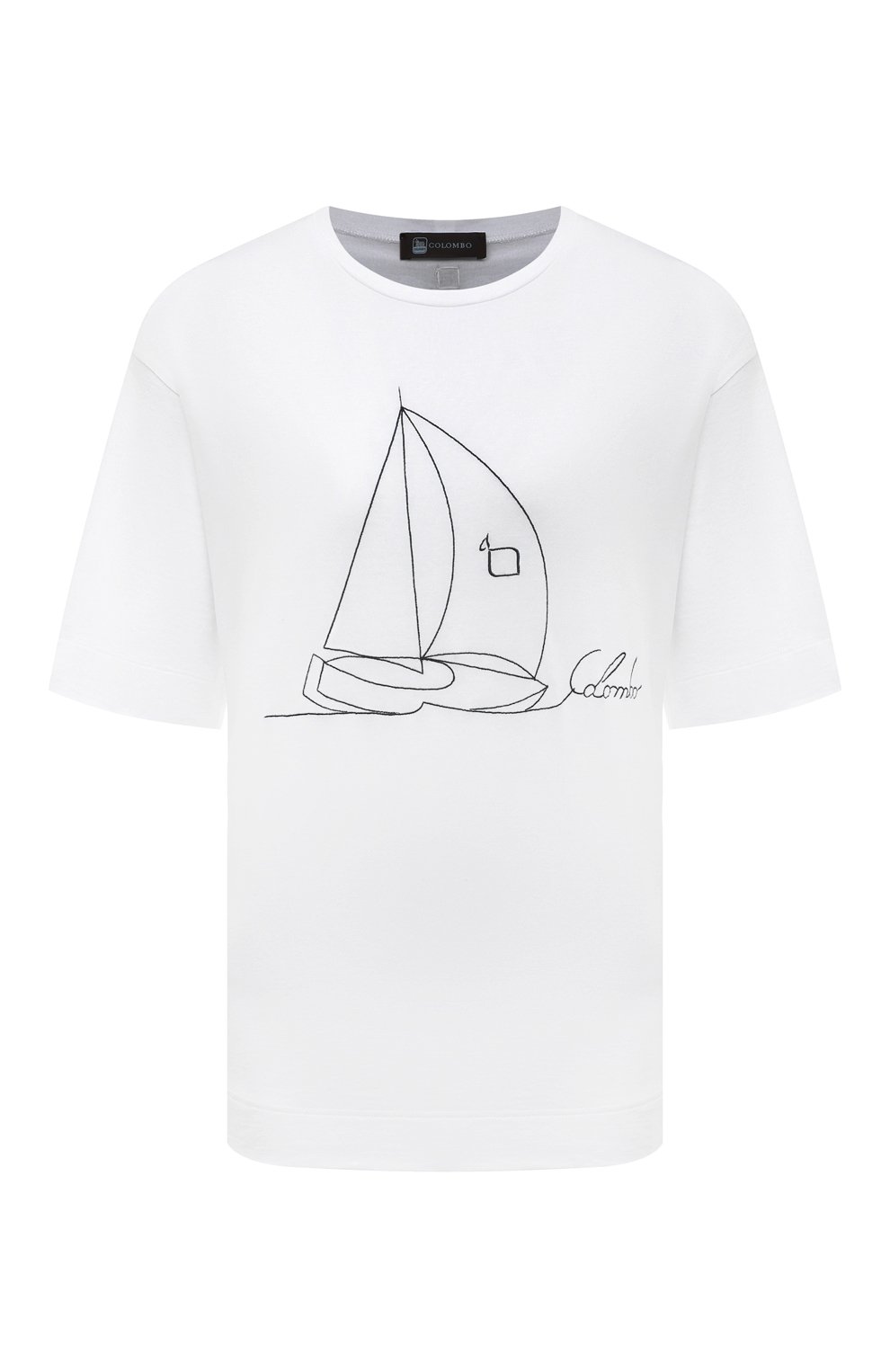 Хлопковая футболка COLOMBO, арт. TS00386, фото 1