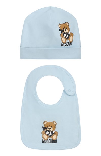 Комплект из шапки и нагрудника MOSCHINO, арт. MUY081/LCA19
