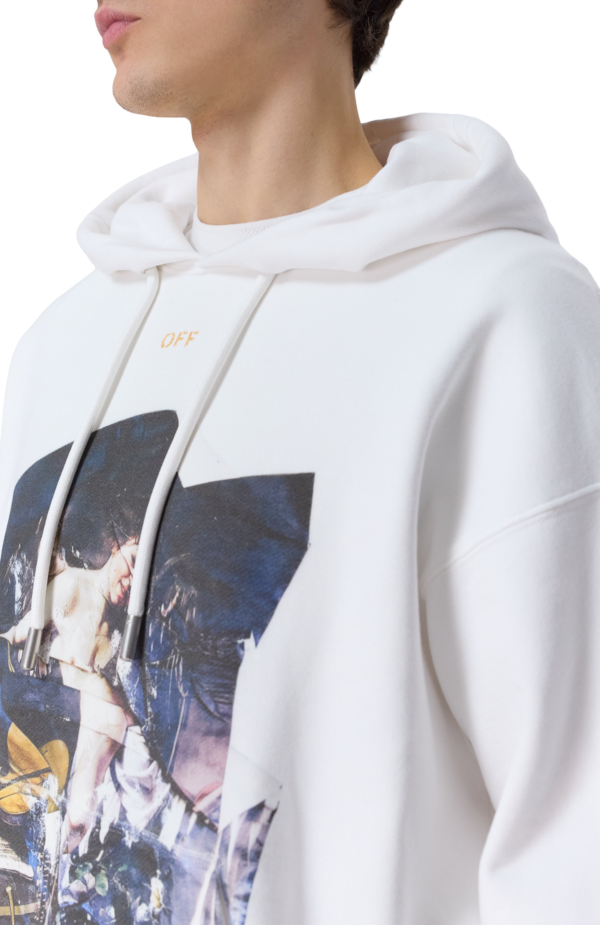 Хлопковое худи OFF-WHITE, арт. 0MBB085F25FLE00W, фото 5