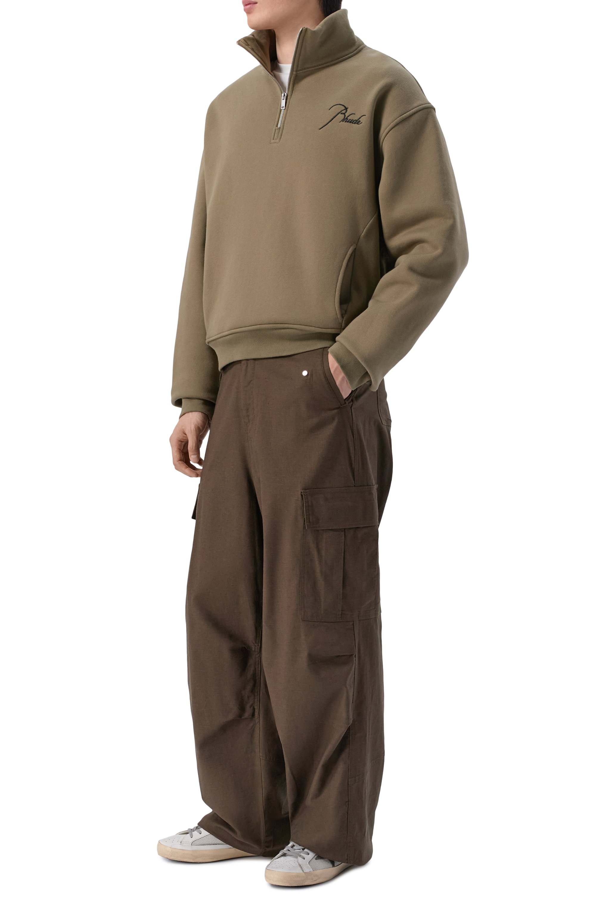 Брюки-карго изо льна и хлопка RHUDE, арт. RHPS26PA01112, фото 2