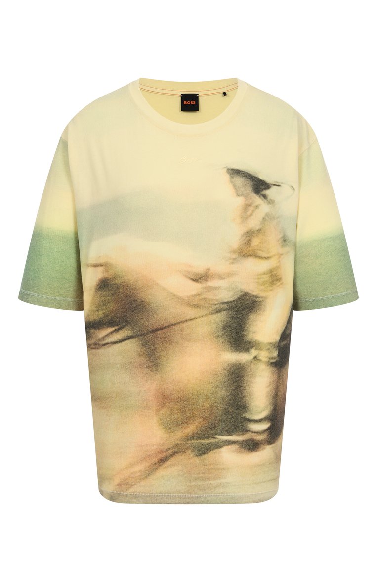 Хлопковая футболка BOSS ORANGE, арт. 50552584, фото 1