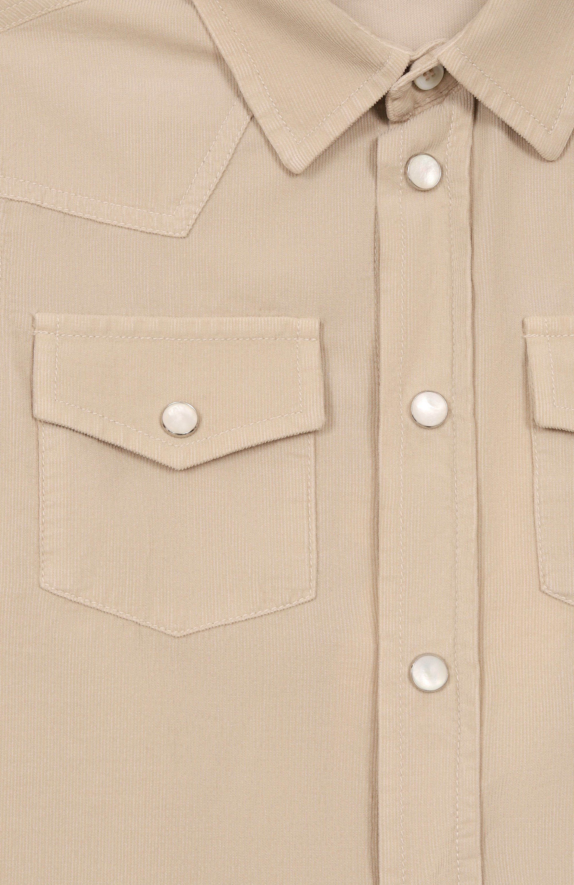 Вельветовая рубашка BRUNELLO CUCINELLI, арт. BL688C360B, фото 3