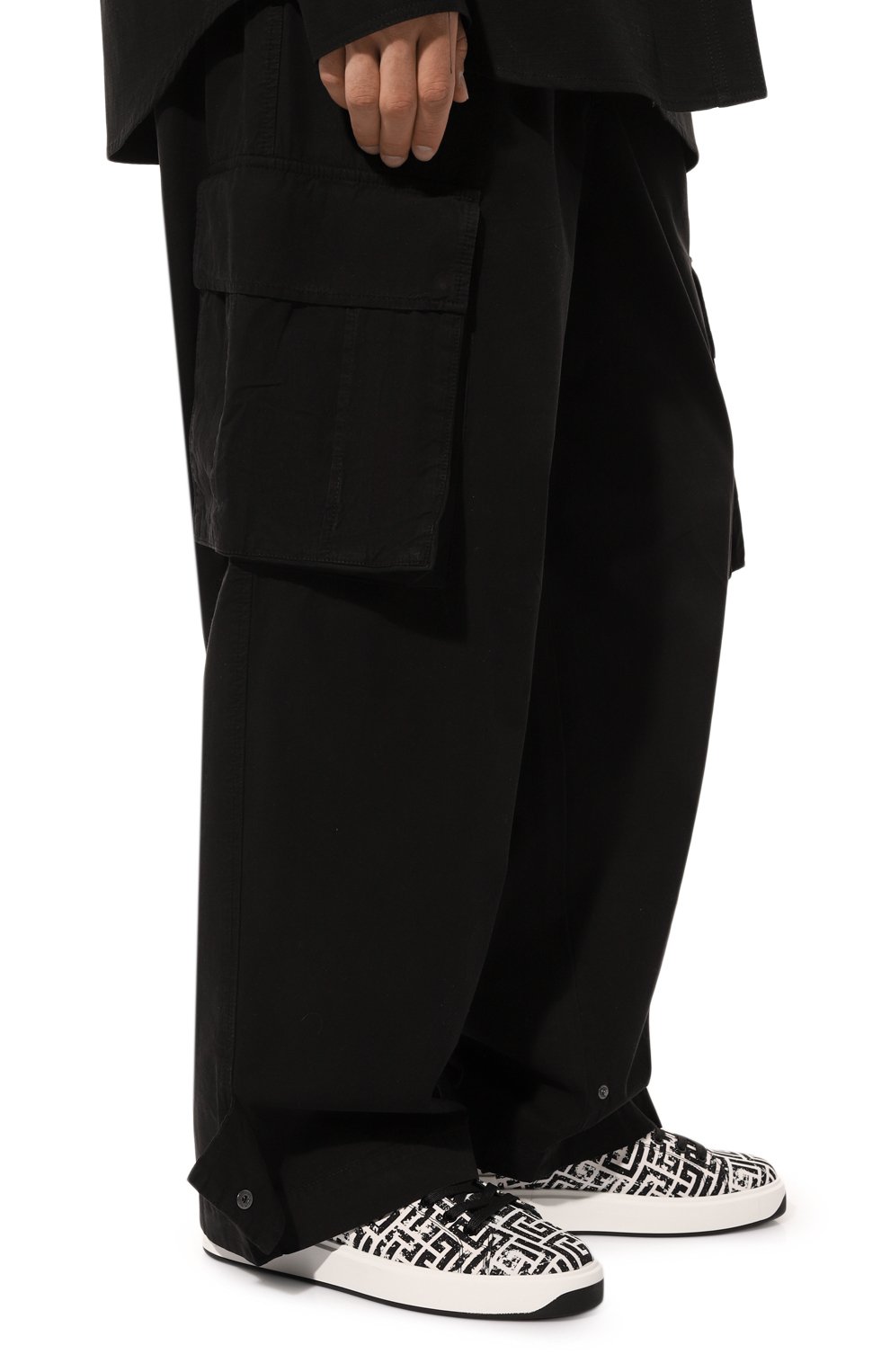 Текстильные кеды b-court BALMAIN, арт. XM0VI288TCLM, фото 3