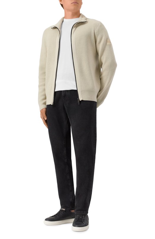 Хлопковая футболка 7 For All Mankind JSLM6140WH Белый  JSLM6140WH Фото 2