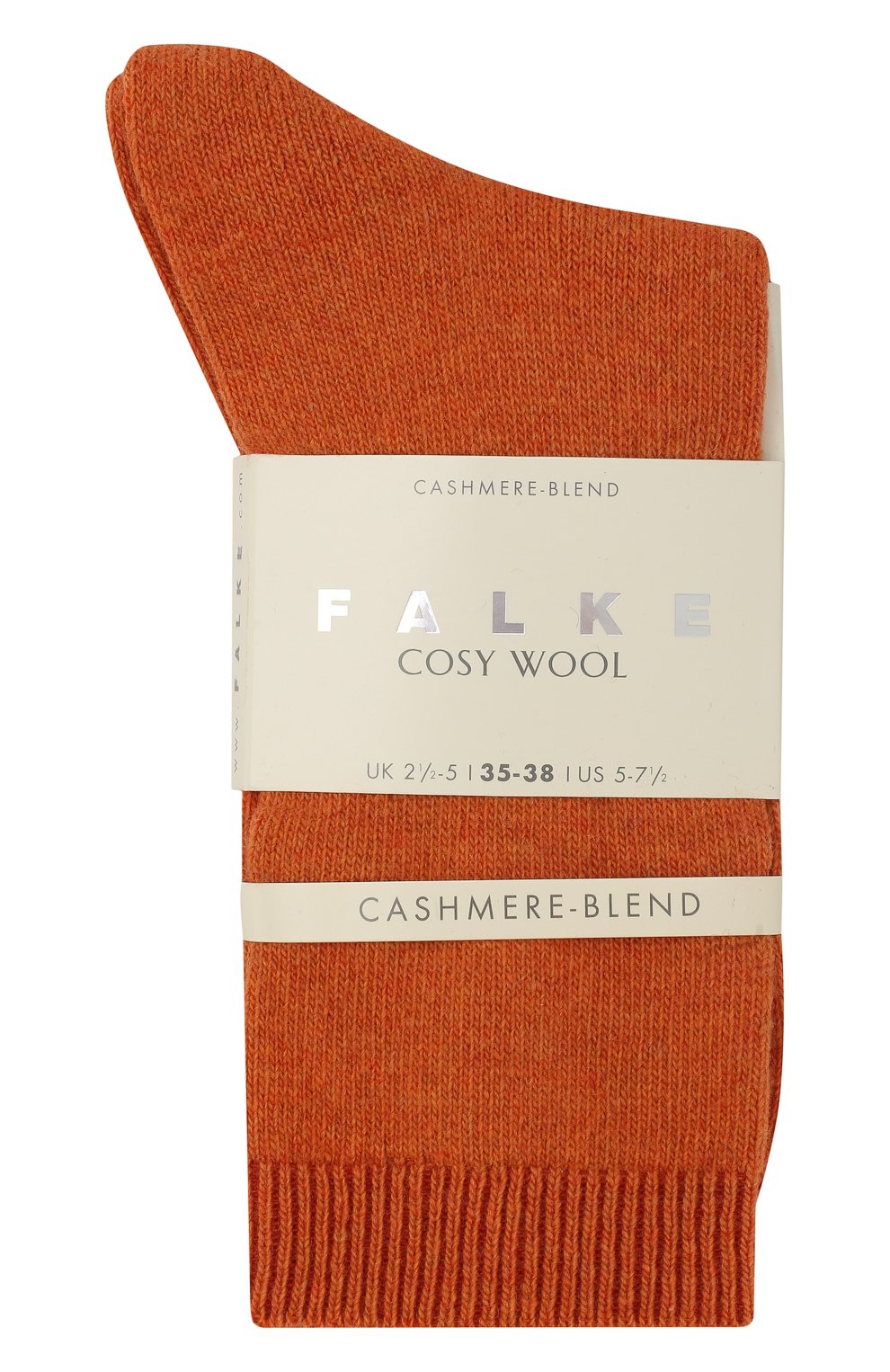 Вязаные носки cosy wool FALKE оранжевого цвета по цене 1830 руб., арт. 47548_18_, фото 2 Вязаные носки cosy wool FALKE, арт. 47548_18_, фото 2