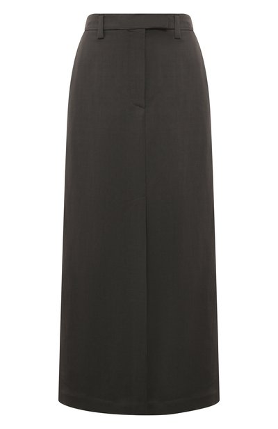 Женская юбка из вискозы и льна BRUNELLO CUCINELLI, арт. MH126B1337