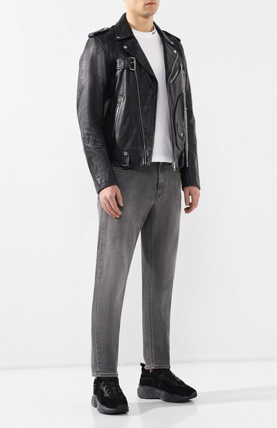 Кожаная куртка DIESEL, арт. 00SMA6/0AAUF, фото 2