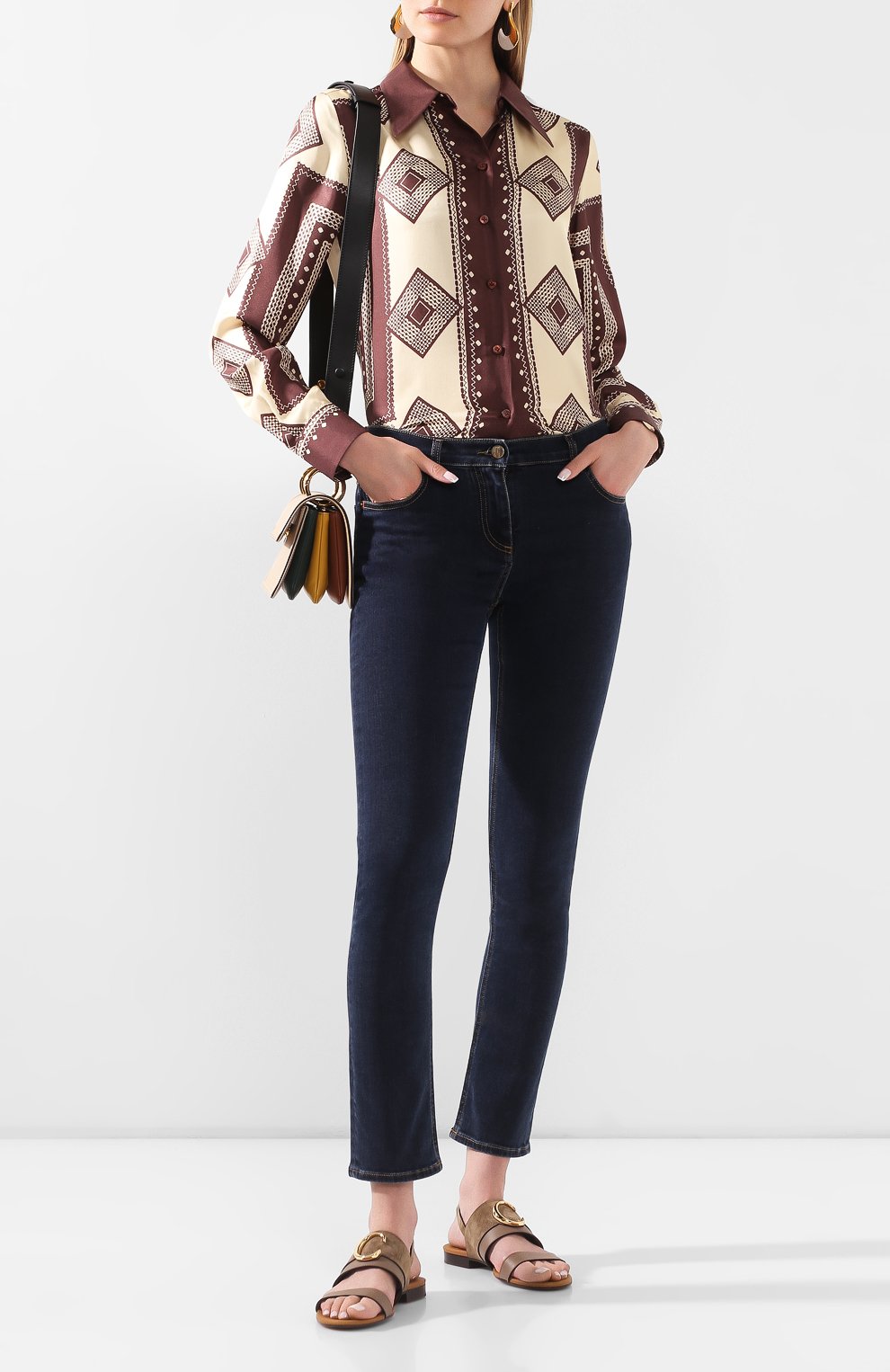 Кожаные сандалии CHLOÉ, арт. CHC20U32691, фото 2