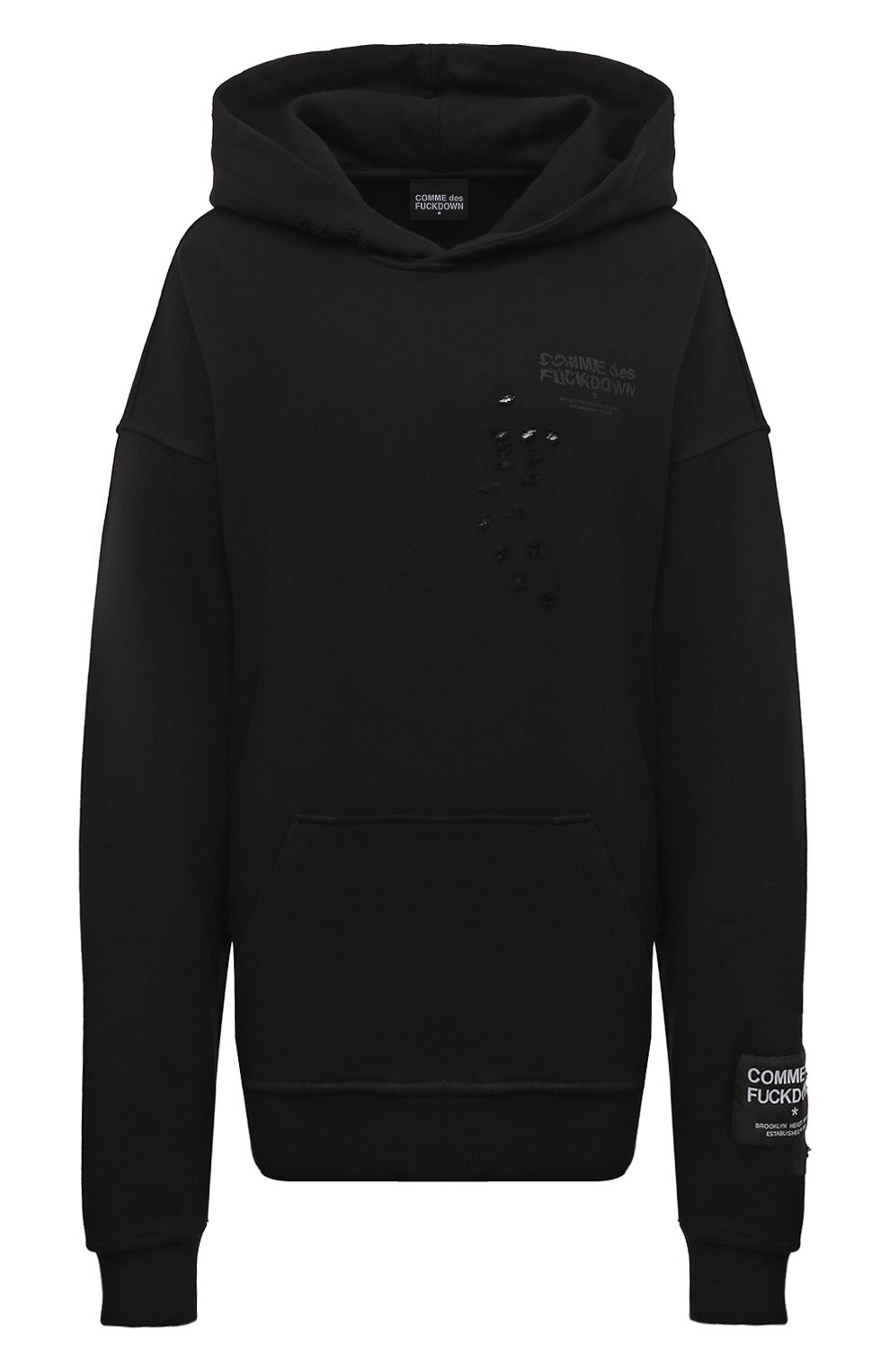 Хлопковое худи COMME DES FUCKDOWN, арт. CFABW01184, фото 1