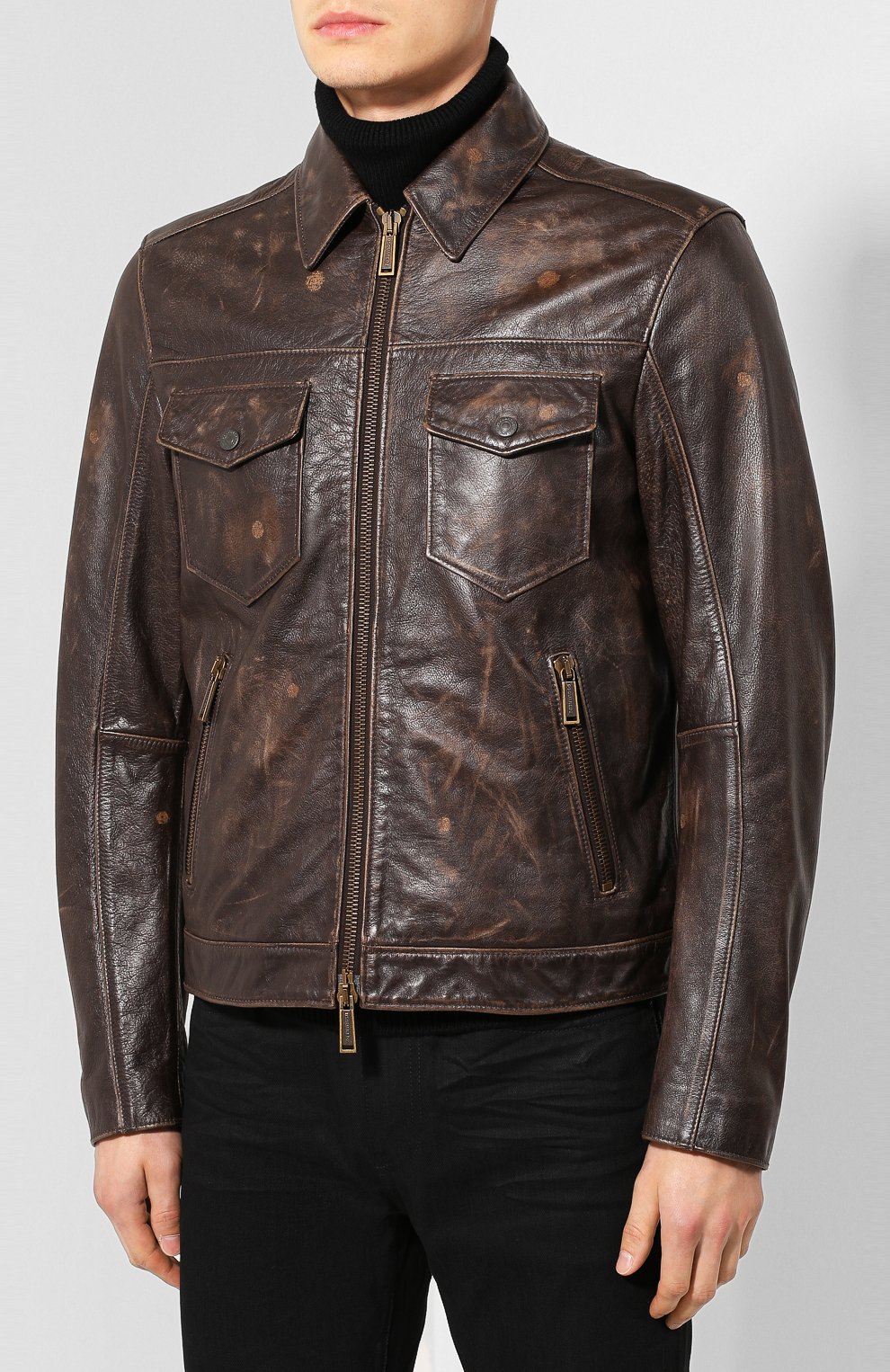 Кожаная куртка DSQUARED2, арт. S74AM0958/SX9560, фото 3