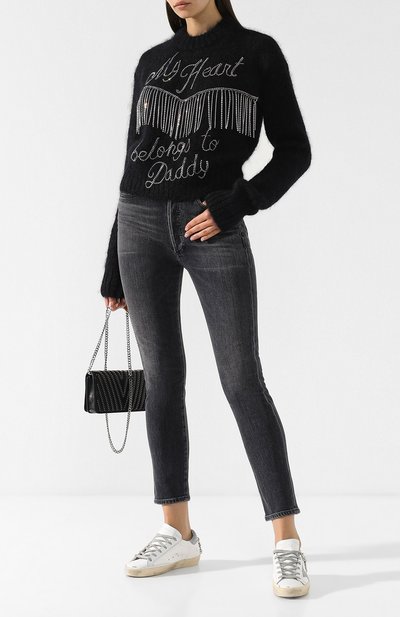 Джинсы прямого кроя с потертостями CITIZENS OF HUMANITY, арт. 1728-1056, фото 2