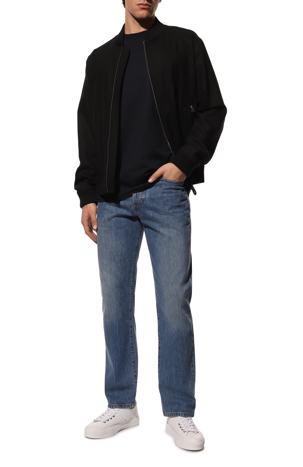 Лонгслив из хлопка и шелка BOSS, арт. 50484370, фото 2