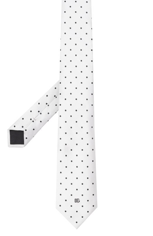 Шелковый галстук Dolce & Gabbana GT147E/G0JQY Белый  GT147E/G0JQY Фото 3