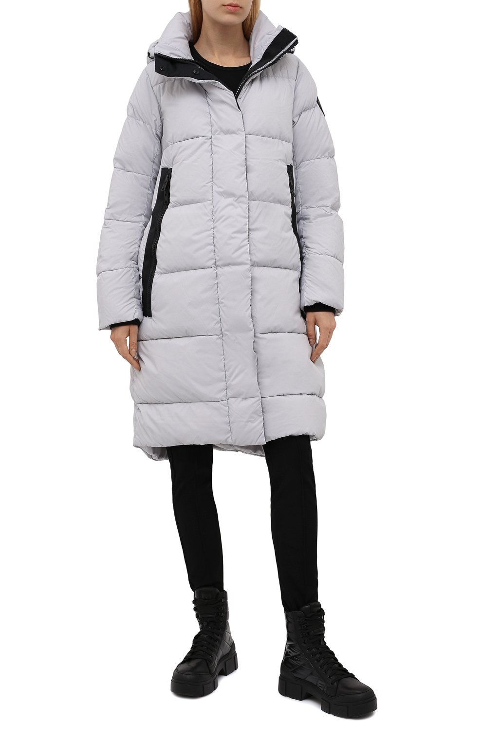 Пуховик CANADA GOOSE серебряного цвета по цене 128500 руб., арт. 2610LB, фото 2 Пуховик CANADA GOOSE, арт. 2610LB, фото 2