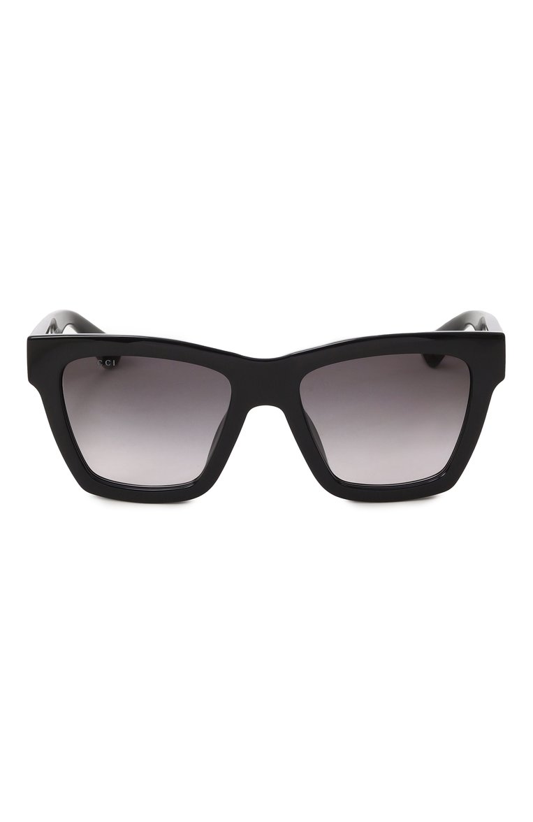Женские солнцезащитные очки GUCCI черного цвета, арт. GG1714S 001 | Фото 3 (Тип очков: С/з; Материал: Пластик; Нос: Не проставлено; Региональные ограничения белый список (Axapta Mercury): Не проставлено; Очки форма: Квадратные; Оптика Гендер: оптика-женское)