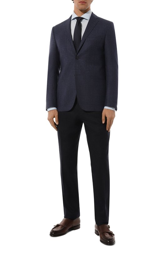 Шерстяной пиджак Corneliani 946002-9416454 Синий  946002-9416454 Фото 3