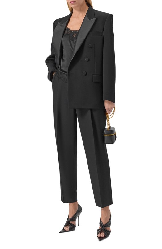 Кожаные туфли Malika 110 Saint Laurent 827668/AADF0 Чёрный  827668/AADF0 Фото 3