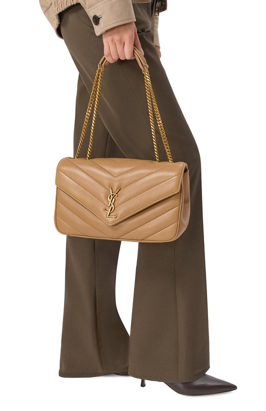 Сумка Loulou medium Saint Laurent 801439/AAEAX Бежевый  801439/AAEAX Фото 2