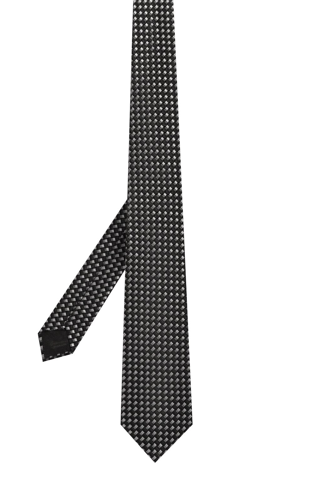 Шелковый галстук GIORGIO ARMANI черного цвета по цене 19950 руб., арт. 360054/4R924, фото 3 Шелковый галстук GIORGIO ARMANI, арт. 360054/4R924, фото 3