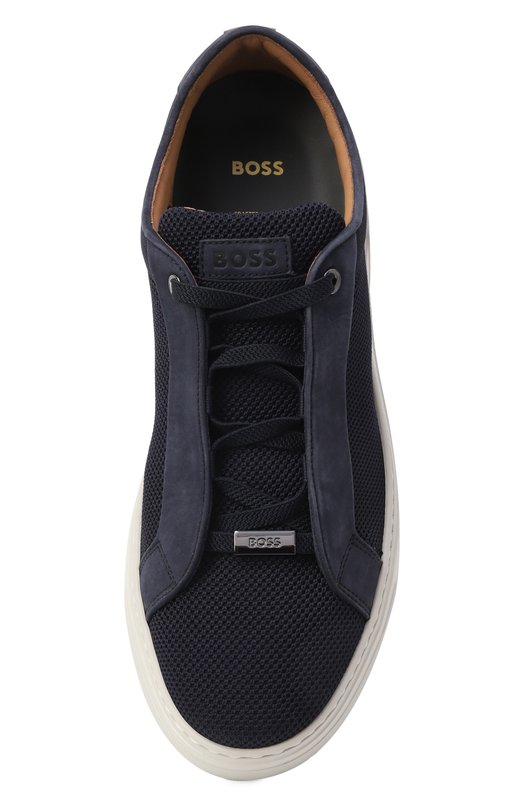 Текстильные кеды Gary BOSS 50539108 Синий  50539108 Фото 6