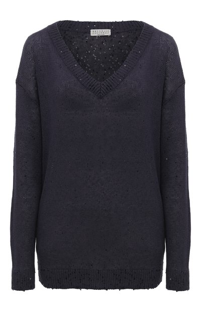 Пуловер изо льна и шелка BRUNELLO CUCINELLI, арт. M1000B1033, фото 1