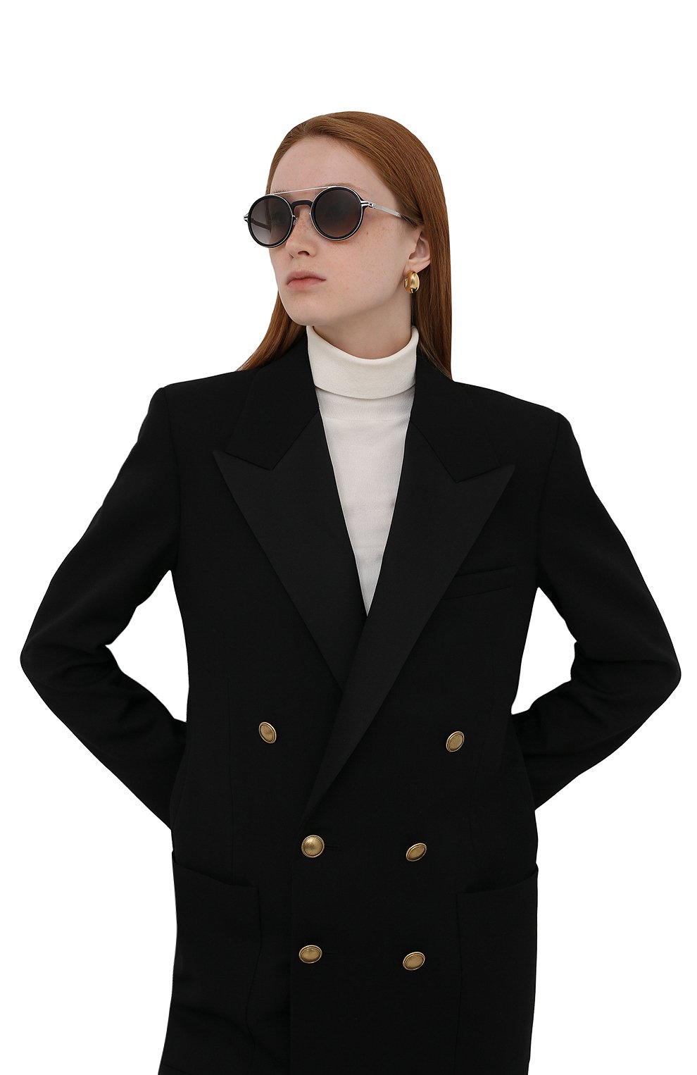 Солнцезащитные очки MYKITA, арт. HEML0CK/PITCHBLACK/SSL/GREY GRADIENT 512, фото 2