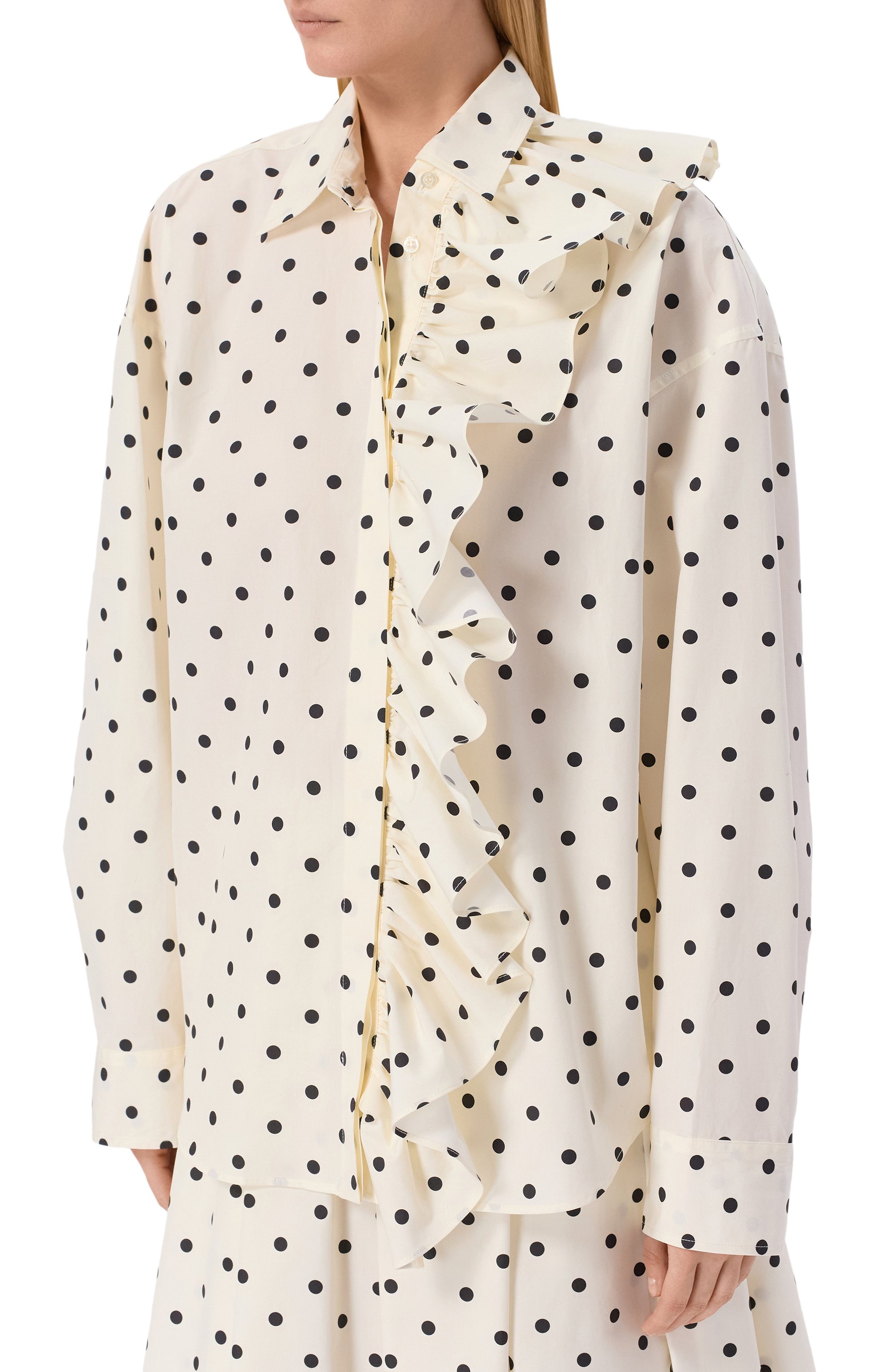 Хлопковая рубашка MSGM, арт. 4042MDE08/267353, фото 3